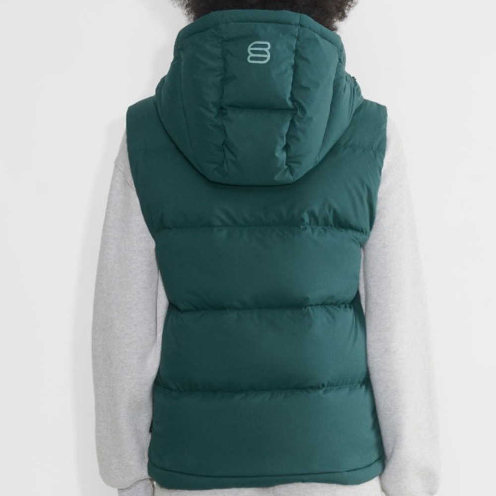 Aritzia TNA Super Puff ClimatteVest Herbage Green Medium | - Picture 5 of 10